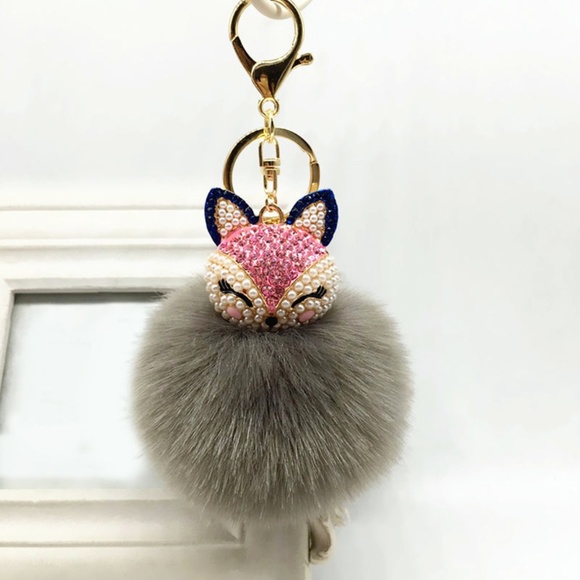 Cinderella's Closet Accessories - Adorable Fox Pom Pom